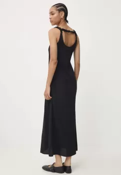 Answear Lab rochie culoarea negru, maxi, evazati imagine