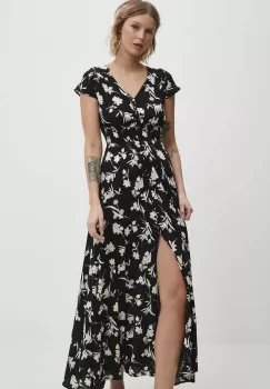 Answear Lab rochie culoarea negru, maxi, evazati imagine