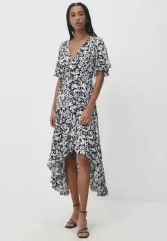 Answear Lab rochie culoarea negru, maxi, evazati imagine