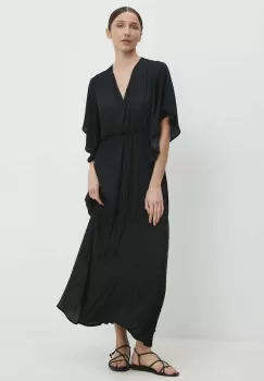 Answear Lab rochie culoarea negru, maxi, evazati imagine