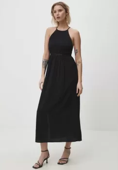 Answear Lab rochie culoarea negru, maxi, evazati imagine