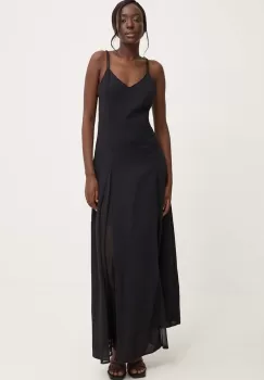 Answear Lab rochie culoarea negru, maxi, evazati imagine