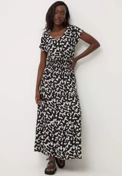 Answear Lab rochie culoarea negru, maxi, evazati imagine