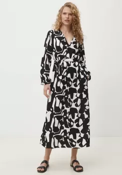 Answear Lab rochie culoarea negru, maxi, evazati imagine