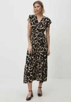 Answear Lab rochie culoarea negru, maxi, evazati imagine