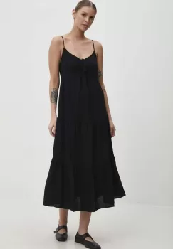 Answear Lab rochie culoarea negru, maxi, evazati imagine