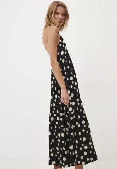 Answear Lab rochie culoarea negru, maxi, evazati imagine