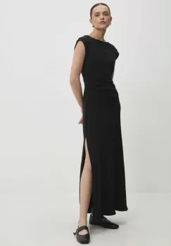 Answear Lab rochie culoarea negru, maxi, evazati imagine