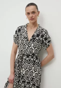 Answear Lab rochie culoarea negru, maxi, evazati imagine