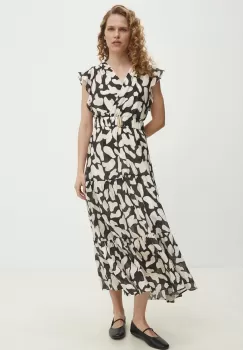 Answear Lab rochie culoarea negru, maxi, evazati imagine