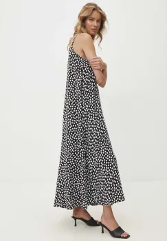 Answear Lab rochie culoarea negru, maxi, evazati imagine