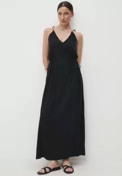 Answear Lab rochie culoarea negru, maxi, evazati imagine