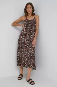 Answear Lab rochie culoarea negru, maxi, evazati imagine