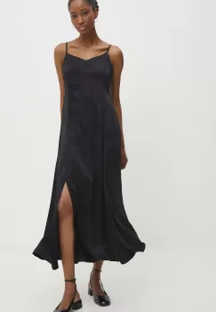 Answear Lab rochie culoarea negru, maxi, evazati imagine