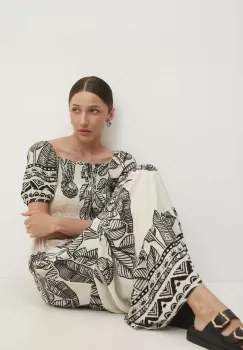 Answear Lab rochie culoarea negru, maxi, evazati imagine