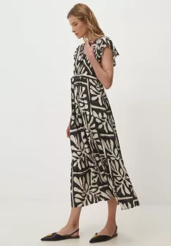 Answear Lab rochie culoarea negru, maxi, evazati imagine