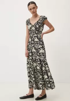 Answear Lab rochie culoarea negru, maxi, evazati imagine