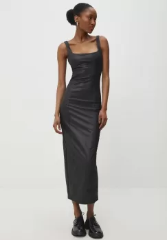 Answear Lab rochie culoarea negru, maxi, mulata imagine