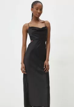 Answear Lab rochie culoarea negru, maxi, mulata imagine