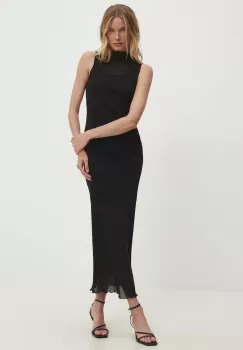 Answear Lab rochie culoarea negru, maxi, mulata imagine