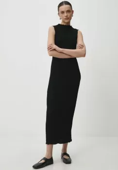 Answear Lab rochie culoarea negru, maxi, mulata imagine