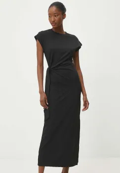 Answear Lab rochie culoarea negru, maxi, mulata imagine