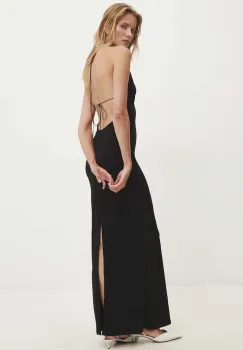 Answear Lab rochie culoarea negru, maxi, mulata imagine