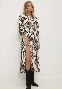 Answear Lab rochie culoarea negru, maxi, oversize imagine