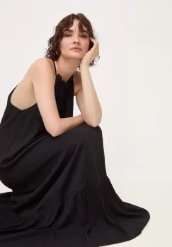 Answear Lab rochie culoarea negru, maxi, oversize imagine