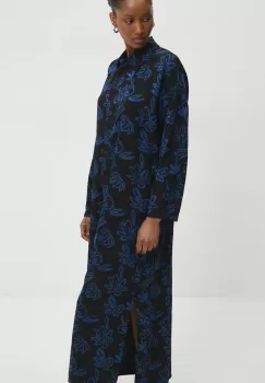 Answear Lab rochie culoarea negru, maxi, oversize imagine