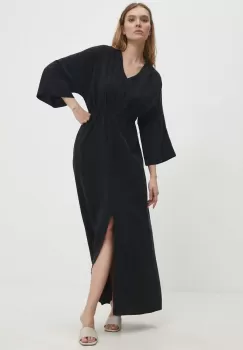 Answear Lab rochie culoarea negru, maxi, oversize imagine