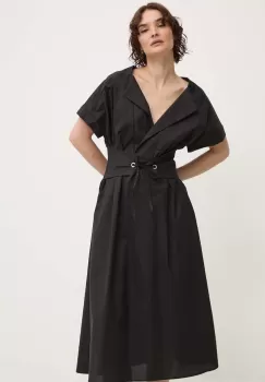 Answear Lab rochie culoarea negru, midi, drept imagine