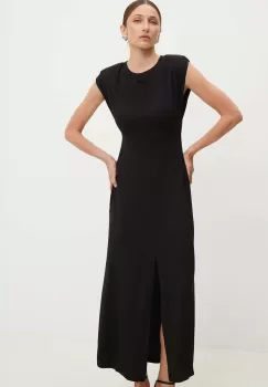 Answear Lab rochie culoarea negru, midi, drept imagine