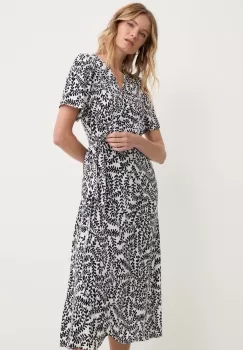 Answear Lab rochie culoarea negru, midi, evazati imagine