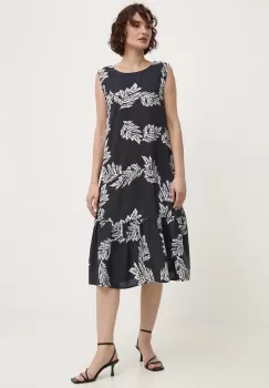 Answear Lab rochie culoarea negru, midi, oversize imagine