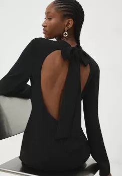 Answear Lab rochie culoarea negru, mini, drept imagine