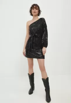 Answear Lab rochie culoarea negru, mini, drept imagine