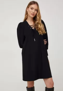 Answear Lab rochie culoarea negru, mini, drept imagine