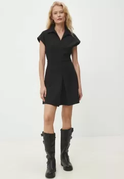 Answear Lab rochie culoarea negru, mini, drept imagine