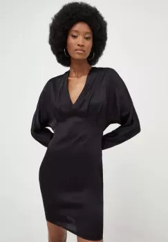 Answear Lab rochie culoarea negru, mini, drept imagine