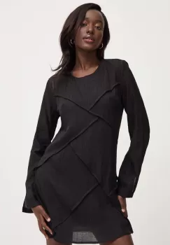 Answear Lab rochie culoarea negru, mini, drept imagine