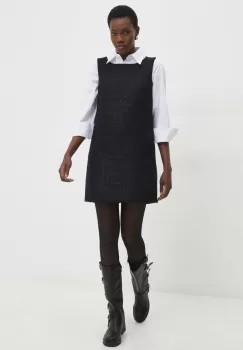 Answear Lab rochie culoarea negru, mini, drept imagine