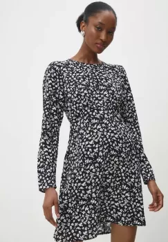 Answear Lab rochie culoarea negru, mini, drept imagine