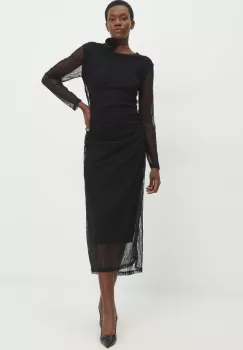 Answear Lab rochie culoarea negru, mini, drept imagine