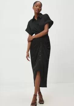 Answear Lab rochie culoarea negru, mini, drept imagine