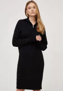 Answear Lab rochie culoarea negru, mini, drept imagine