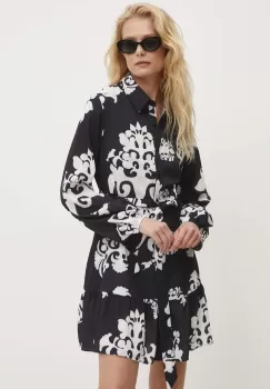 Answear Lab rochie culoarea negru, mini, evazati imagine