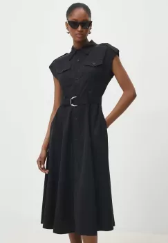 Answear Lab rochie culoarea negru, mini, evazati imagine