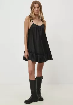 Answear Lab rochie culoarea negru, mini, evazati imagine