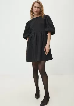 Answear Lab rochie culoarea negru, mini, evazati imagine